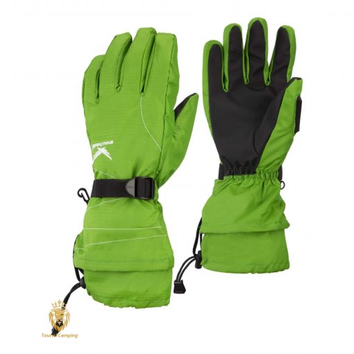 SNOWHAWK دستکش دوپوش سبز